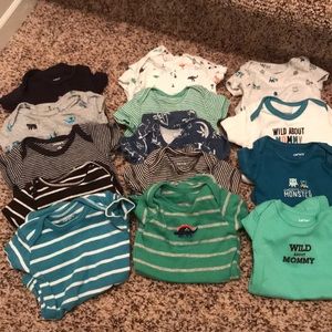 14 Carter Brand Newborn Onesies